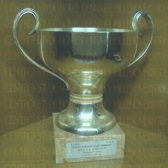 S.S. Lazio Calcio Femminile Campione dItalia 1987-88 Coppawtm